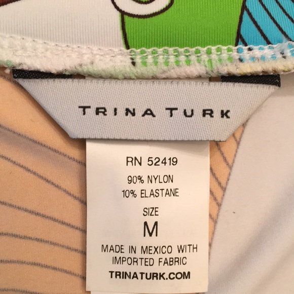 Trina Turk Beach Cover Up/Flowy Top, size M - Picture 6 of 7